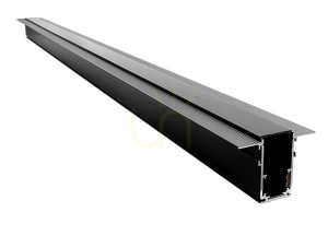 Szyna magnetyczna podtynkowa ll-20c czarna 300cm