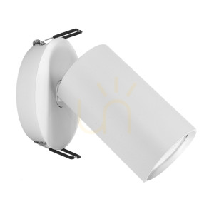 Lampa sufitowa wpuszczana bora kj2108 1xgu10 biały