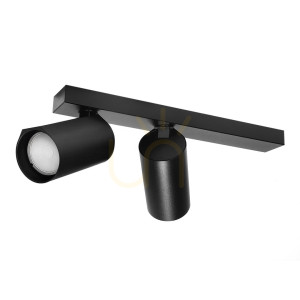 Lampa sufitowa bora kj2112 2xgu10 r czarny