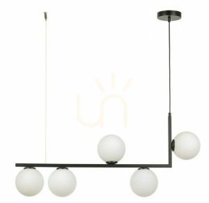 Lampa wisząca Sigma Andy 5 czarna 90 cm G9 SKU 33611