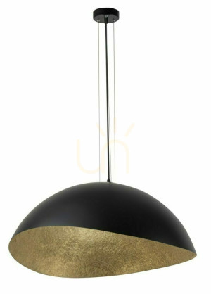 Lampa wisząca Sigma Solaris M czarna złota 40601