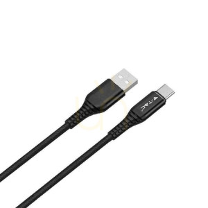 Przewód USB V-TAC typ C 1M czarny seria złota VT-5362