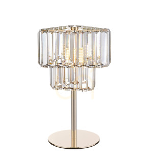 Lampa Stołowa HELIOS T0496-01G-F7AC Złoty 1xG9