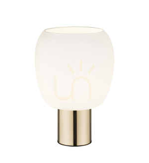 Lampa Stołowa CALVO T0076-01Q-L1AA Złoty 1xG9