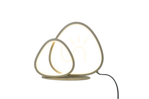 Lampa Stołowa HURON 250015T2-BE Beżowy 1xLED