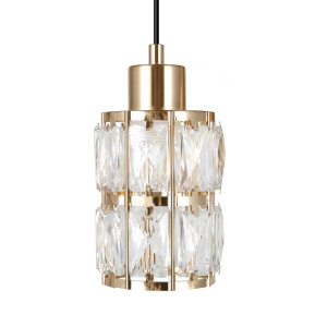 Złota Lampa Wisząca Alma E27 5-punktowa