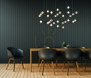 Nowoczesna Lampa Wisząca Provenza LED 30-punktowa