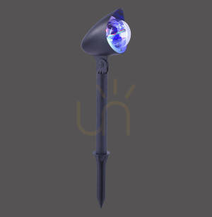 Lampa Ogrodowa DISCO 19035-18 Czarny 1xLED