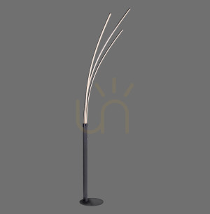Lampa Podłogowa MAJA 15383-18 Czarny 3xLED