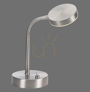 Lampa Stołowa HENSKEN 14419-55 Srebrny 1xLED