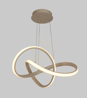 Lampa wisząca mała BANDOL kaszmirowa - piaskowa 6064-113S Aviano