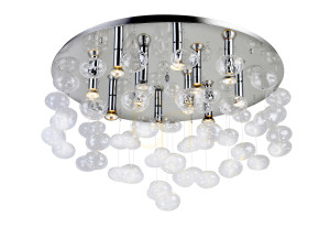 Lampa Wisząca Azzardo LUVIA D80 Transparentny