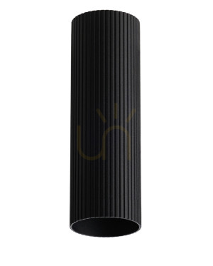 Klosz Azzardo LUCAS RIBBED TUBE 50 Czarny