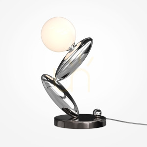 Lampa stołowa Maytoni Resonance LED srebrna dotykowa MOD482TL-L6PT3K