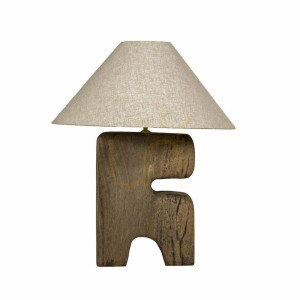 Lampa stołowa BAZAR BIZAR ręcznie robiona brązowa Table Lamps