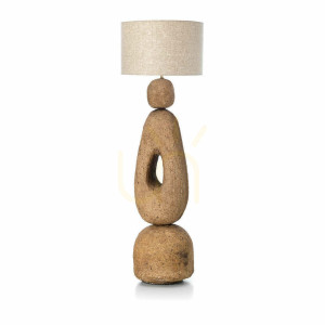 Lampa podłogowa BAZAR BIZAR Lampatha Christie Mud XL ręcznie wykonana