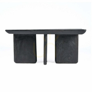 Stolik Kawowy Obsidian Czarny 100x50x45 cm