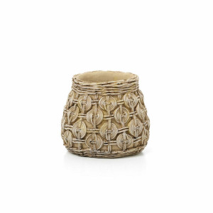 Doniczka betonowa The Knot M 18x18x15,5 cm