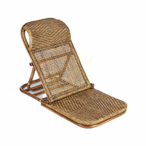 Sofa rattanowa floor lounger ciemny orzech
