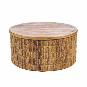 Stolik Kawowy Abaca Round Natural Magani 80x80x38 cm