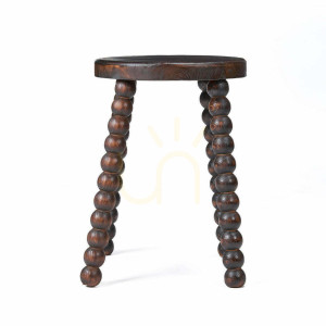Taboret Dango Dark Walnut 35x35x50 cm