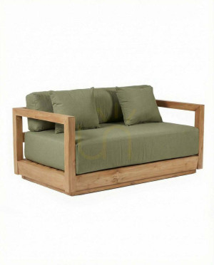 Sofa ogrodowa dwuosobowa Umalas Green Alga