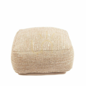 Pufa Pouffe The Comfy Beżowa 60x60x25 cm