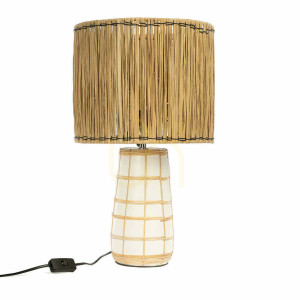 Lampa stołowa Molokai White Natural Table Lamps 30x30x51 cm