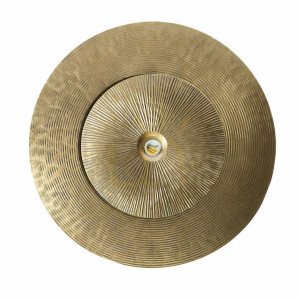 Kinkiet Double Full Moon Brass M Wall Lamps
