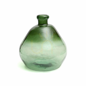 Wazon Bolai Green Glass Collection 45 cm