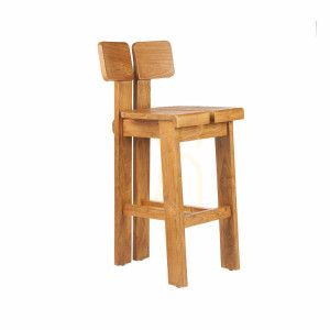 Taboret barowy Sama Sama Natural 108 cm