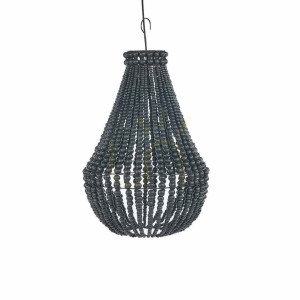 Żyrandol Teardrop Black M 40x40x75 cm