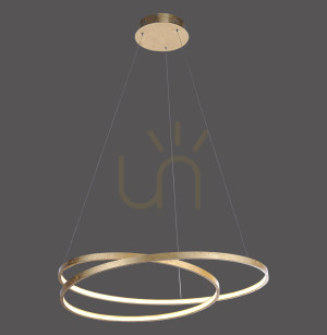 Lampa Wisząca ROMAN 2474-12 Złoty 1xLED