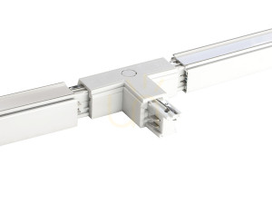 Trójnik do szyn 3-fazowych track system 230v biały