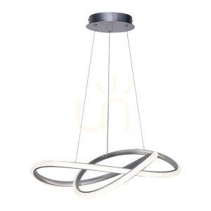 Srebrna Lampa Wisząca Almera LED