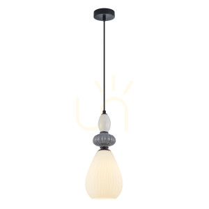 Czarna Lampa Wisząca Altra E27