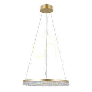 Złota Lampa Wisząca Barlo LED