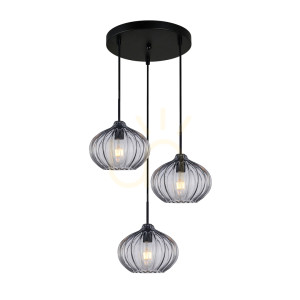 Nowoczesna Lampa Wisząca Pansol E27 3-punktowa