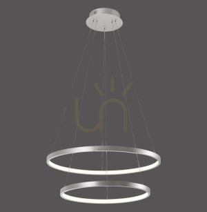 Lampa Wisząca CIRCLE 11525-21 Srebrny 2xLED