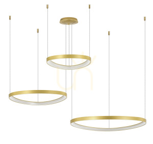 Lampa Wisząca LIRIA MS756090 Złoty 1xLED