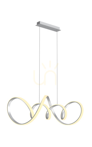 Lampa wisząca TORONTO srebrna 7095-0163 Aviano