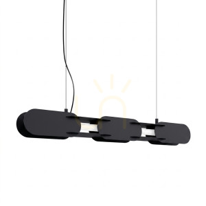 Lampa wisząca CHAIN 91 czarna LED 4000K