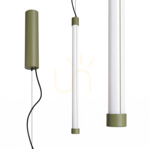 Lampa wisząca TRANG 50 zielona oliwka LED 3000K