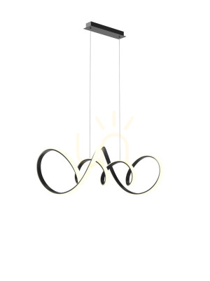 Lampa wisząca TORONTO czarna 7095-0110 Aviano