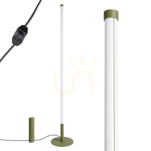 Lampa podłogowa TRANG zielona oliwka 3000K