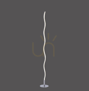 Lampa Podłogowa WAVE 15168-55 Srebrny 1xLED