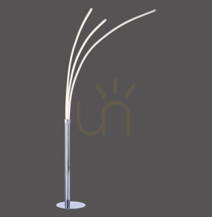 Lampa Podłogowa MAJA 15383-55 Chrom 3xLED