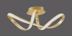 Plafon MELINDA 8331-12 Złoty 1xLED