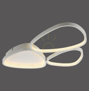 Plafon PEBBLES 14049-16 Biały 3xLED