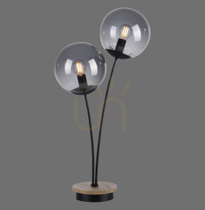 Lampa Stołowa GREEN WIDOW 11390-79 Czarny 2xE14